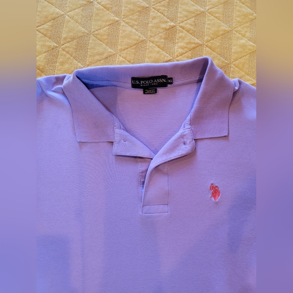 Lot of 2 US Polo Assn 100% cotton men's collared shirts. - Picture 9 of 11